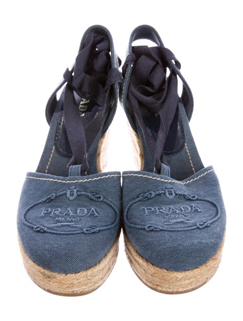 prada espadrille|prada espadrilles denim.